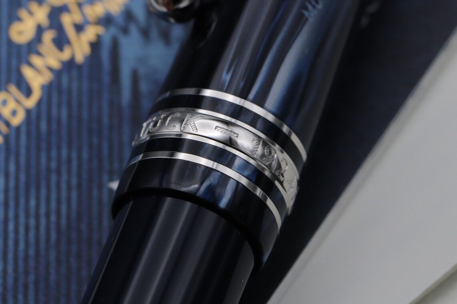 Montblanc Meisterstuck Midsize Origin Collection Blue Ballpoint Pen - UNUSED image 2