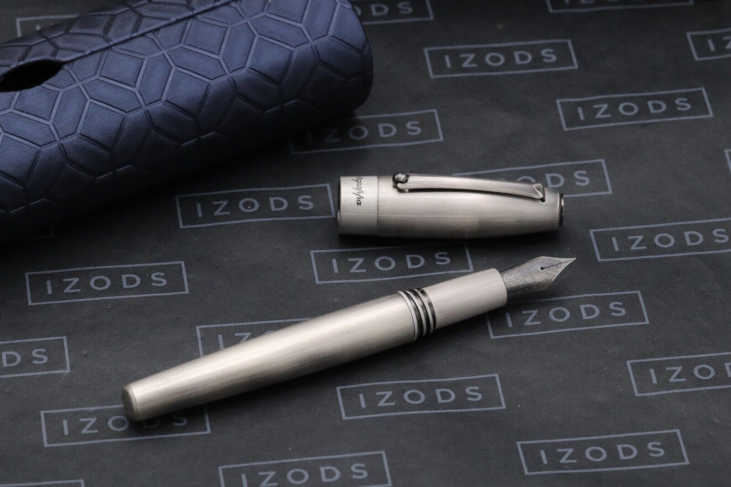 Montegrappa Mule Silver Plated Fountain Pen - UNUSED image 1