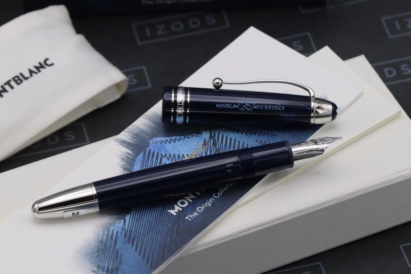 Montblanc Meisterstuck LeGrand 'Origin Collection' Blue Fountain Pen - UNUSED image 1