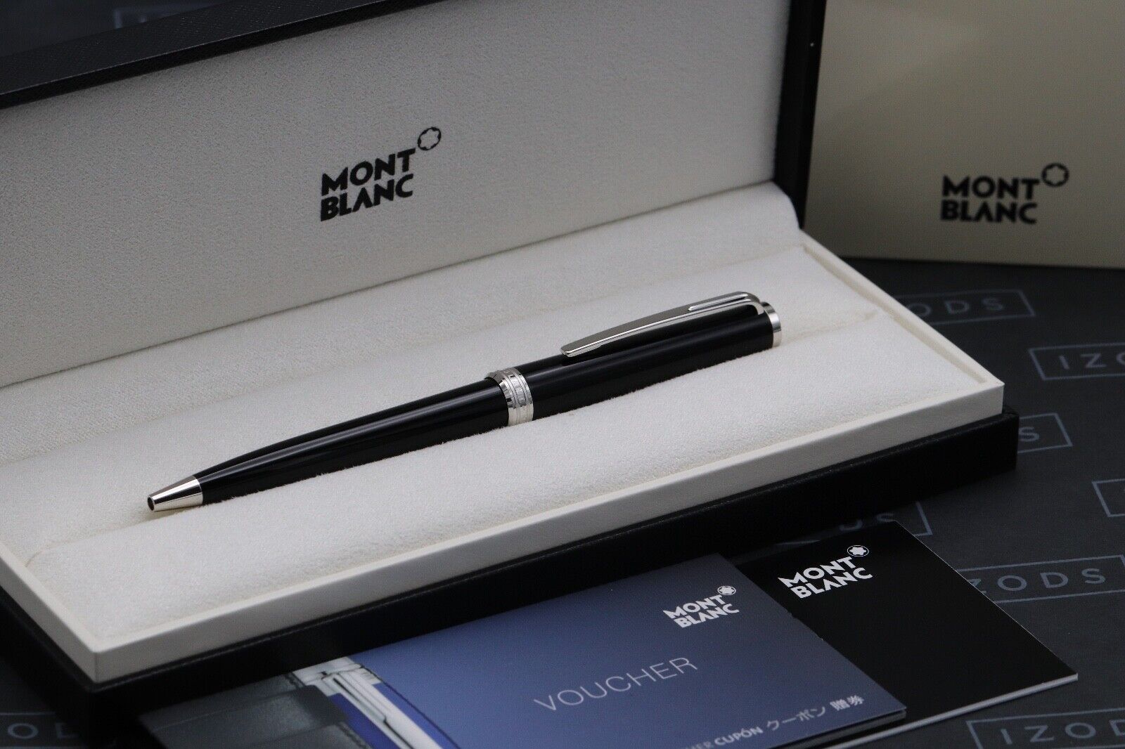 Montblanc PIX Black Ballpoint Pen - UNUSED image 4