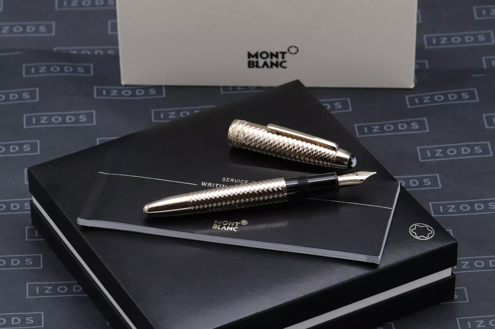 Montblanc Meisterstuck LeGrand Solitaire Geometric Dimension Fountain Pen image 0
