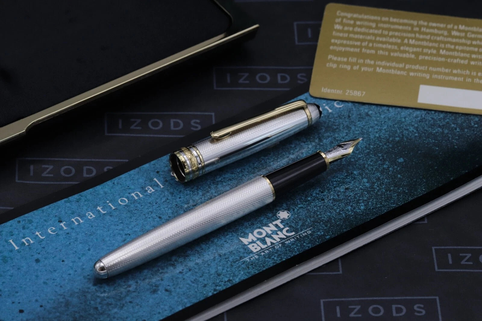 Montblanc Meisterstuck Classique Barley Sterling Silver Fountain Pen - 1991-92 image 1