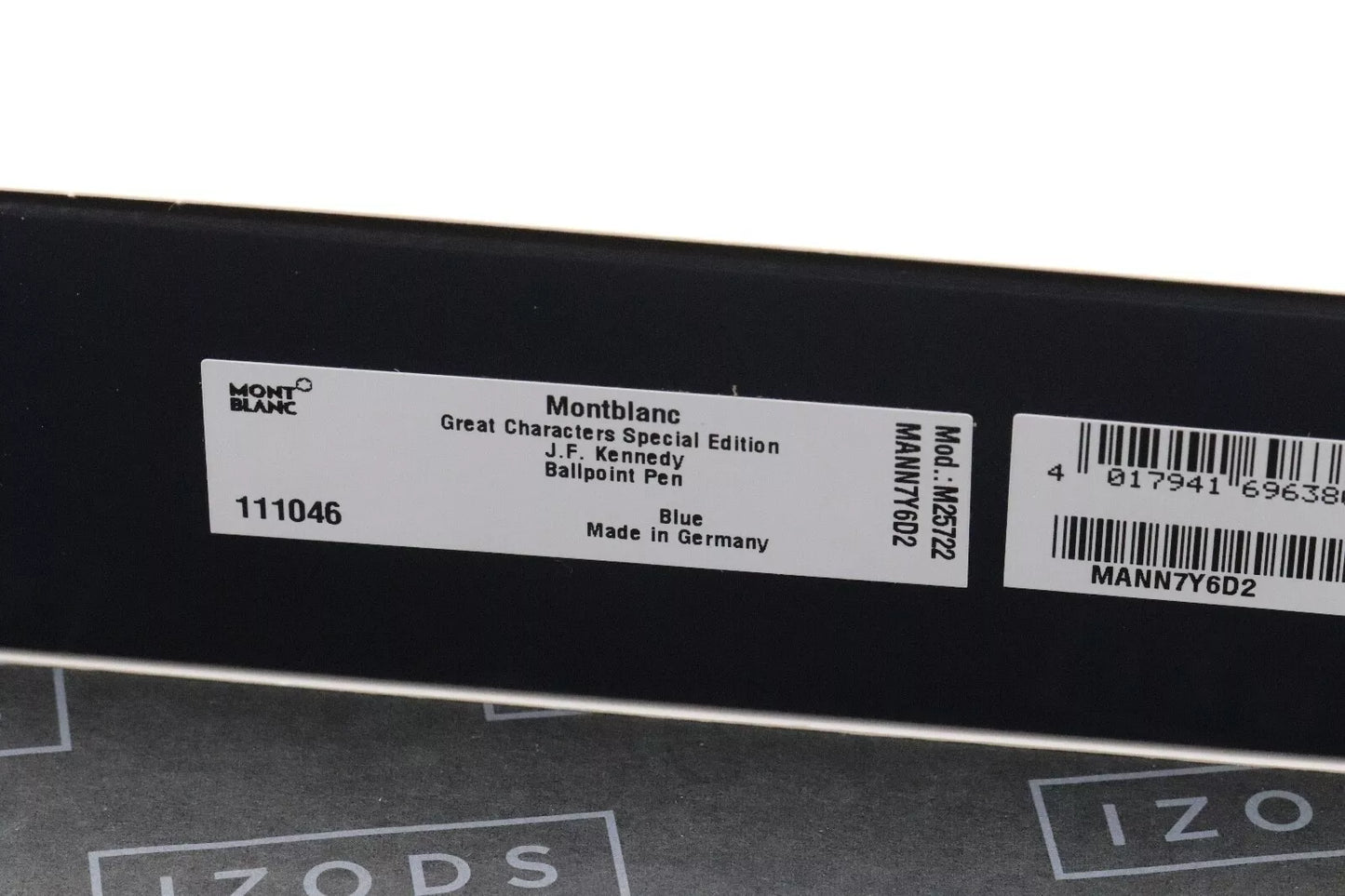 Montblanc Great Characters John F. Kennedy JFK Blue SE Ballpoint Pen image 7