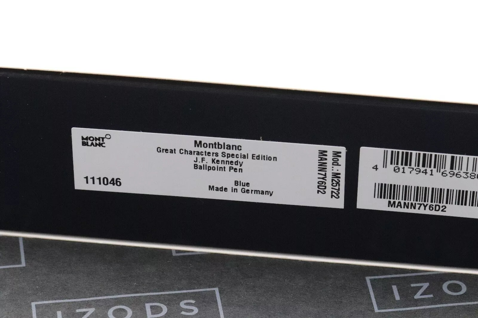 Montblanc Great Characters John F. Kennedy JFK Blue SE Ballpoint Pen image 7