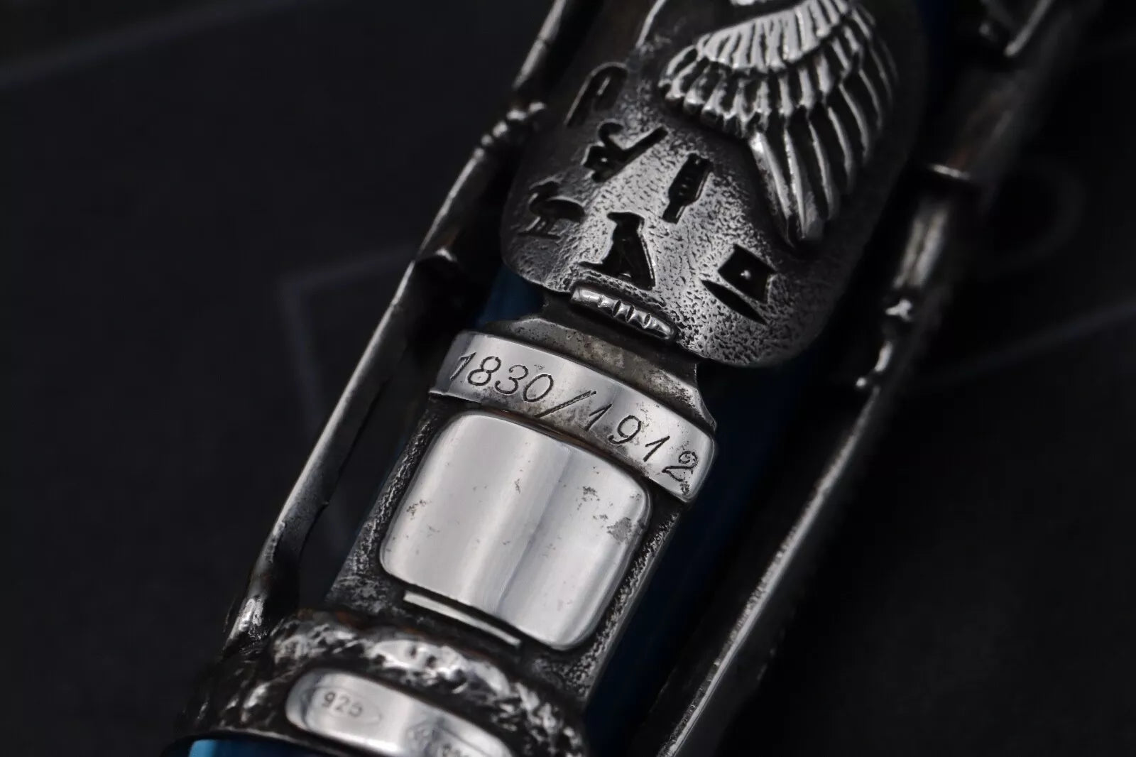 Montegrappa Luxor Blue Nile Celluloid Limited Edition Fountain Pen - Fully Overhauled by Montegrappa 2025 image 9