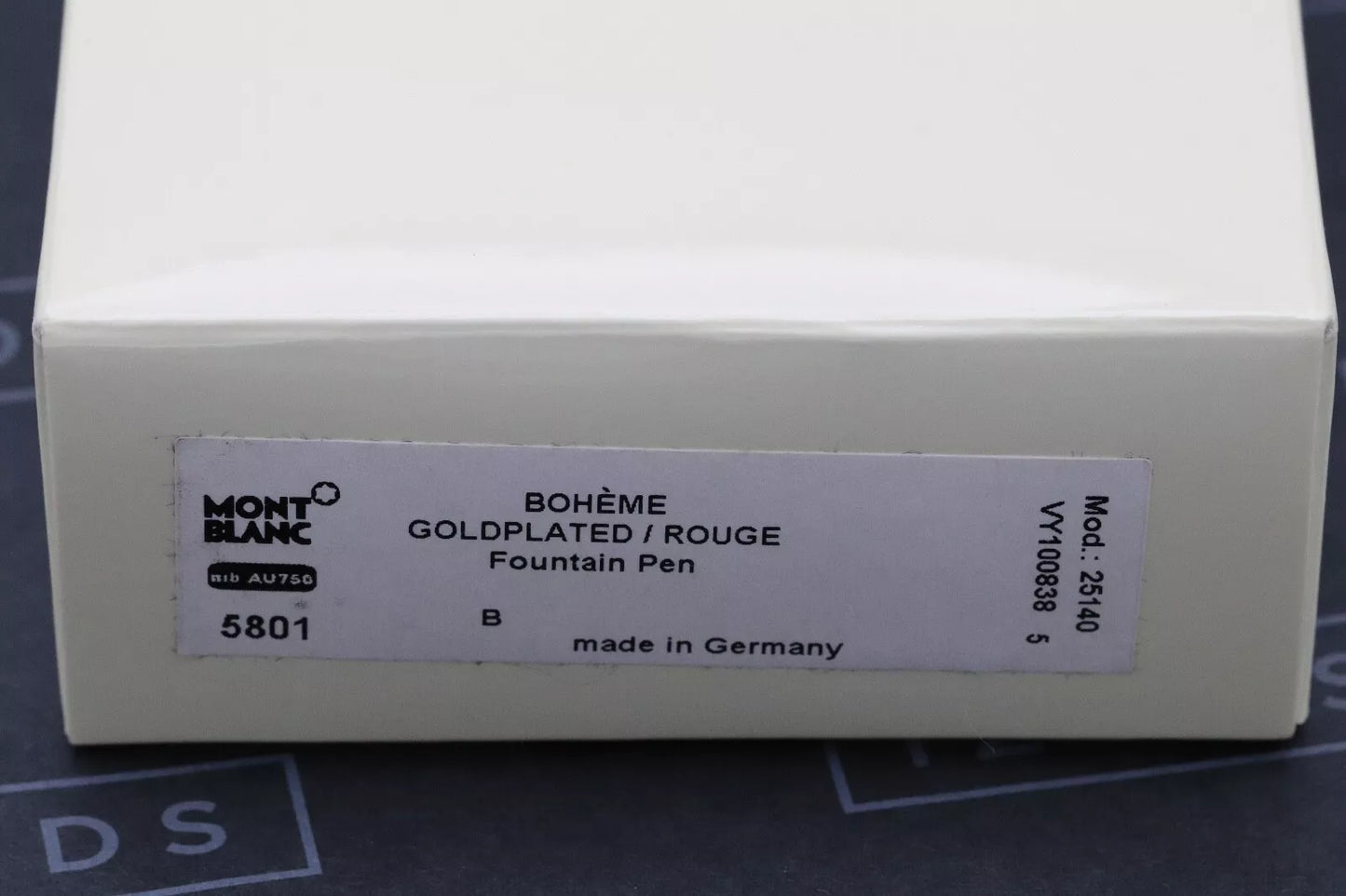 Montblanc Boheme Rouge Gold-Plated Fountain Pen - UNUSED - Broad Nib image 9