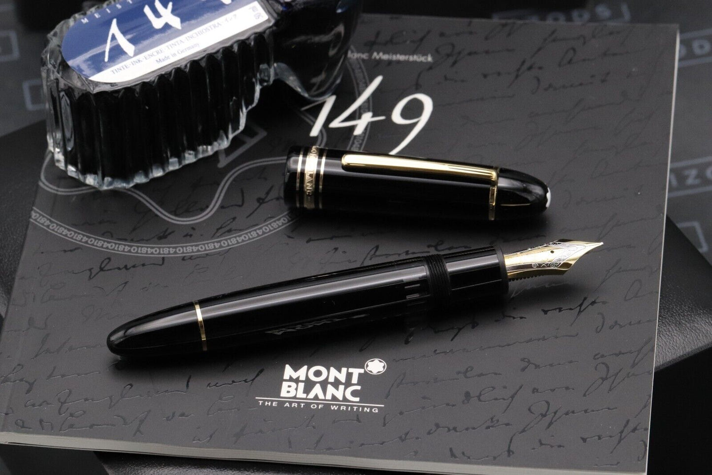 Montblanc Meisterstuck 149 Gold-Coated Fountain Pen - UNUSED - Medium Nib image 1