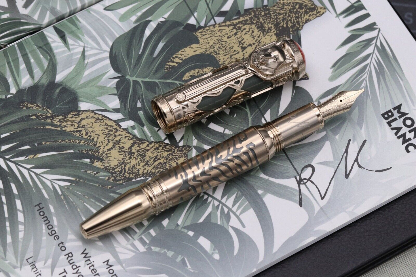 Montblanc Rudyard Kipling 1895 Tribute to ‘IF’ Fountain Pen - UNUSED image 1