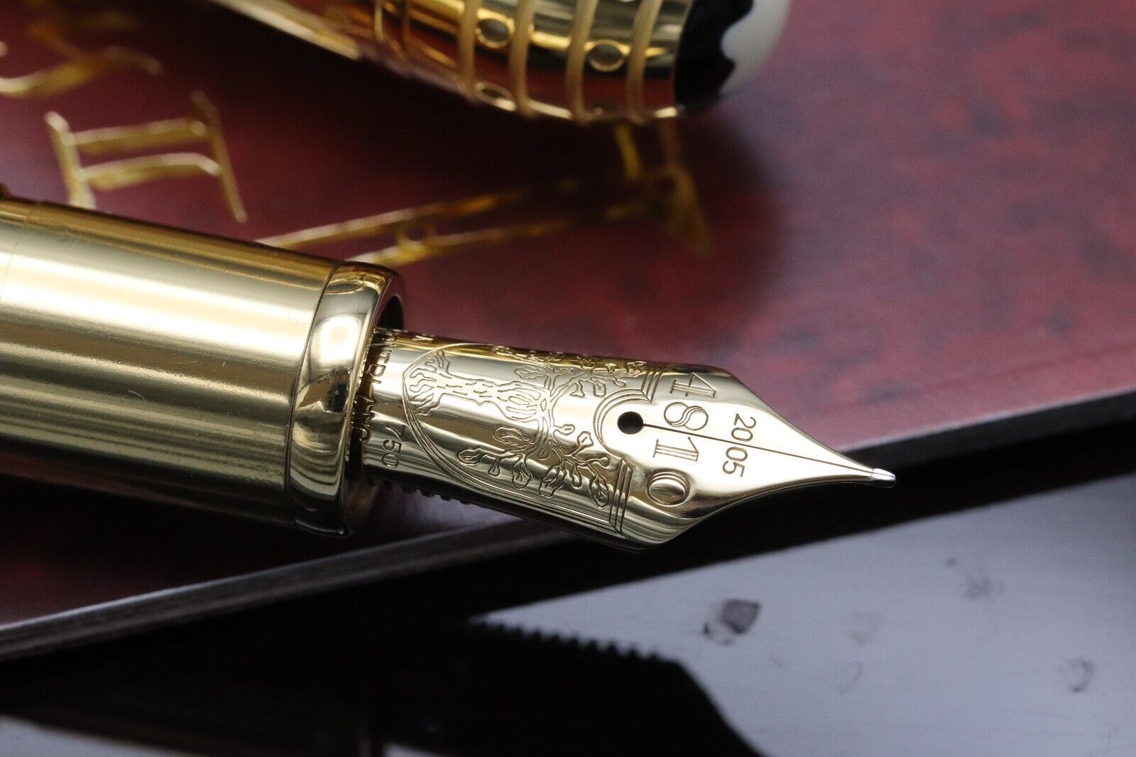 Montblanc Patron of Art Pope Julius II 4810 Fountain Pen - UNUSED - EF NIB image 3