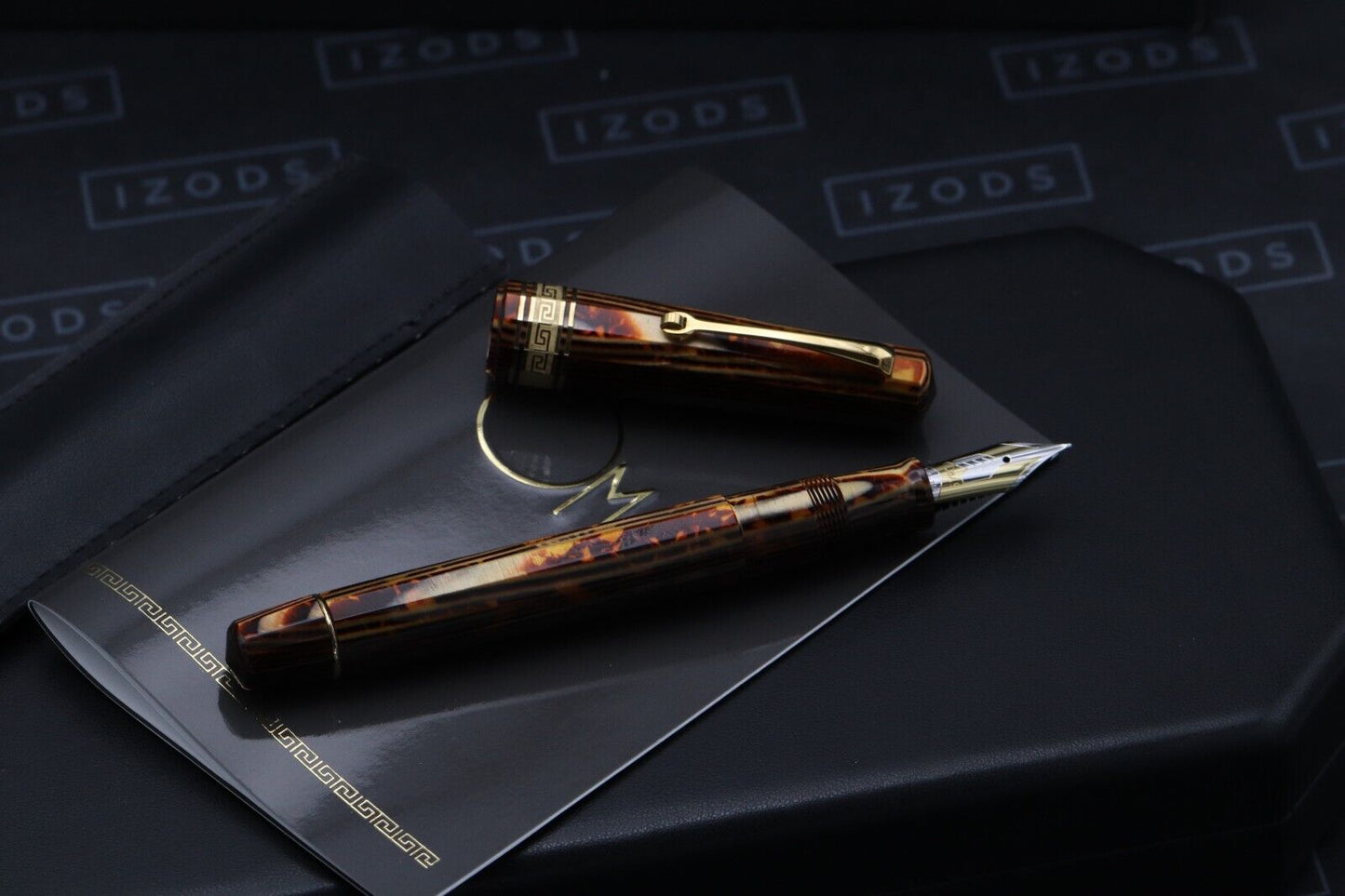 Omas Paragon Arco Bronze Gold Trim Fountain Pen - OMD Nib image 1
