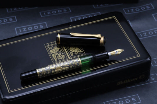 Pelikan Souveran M700 Toledo Fountain Pen - Broad PF Nib image 1