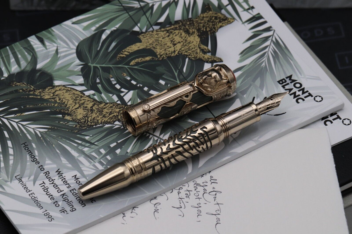 Montblanc Writers Edition Rudyard Kipling 1895 Tribute to 'IF' Fountain Pen image 1