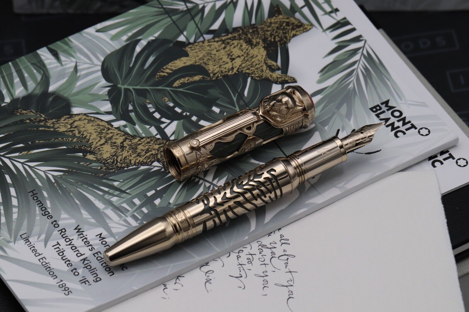Montblanc Writers Edition Rudyard Kipling 1895 Tribute to 'IF' Fountain Pen image 1
