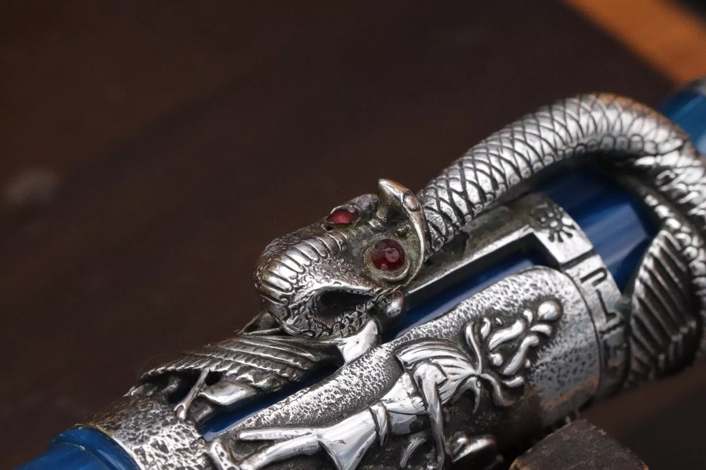 Montegrappa Luxor Blue Nile Celluloid Limited Edition Fountain Pen - Fully Overhauled by Montegrappa 2025 image 15