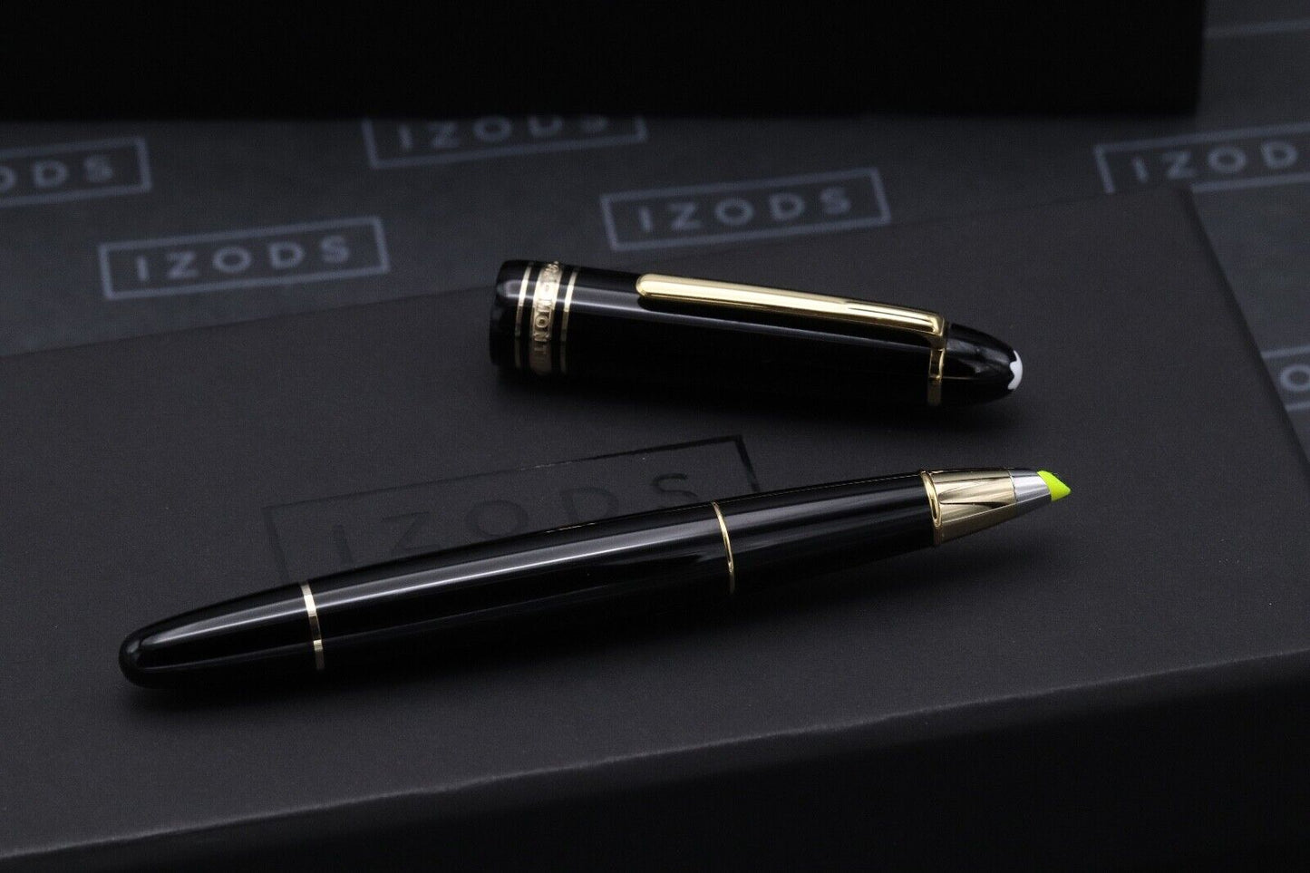 Montblanc Meisterstuck 166 LeGrand Gold Coated Document Highlighter image 1