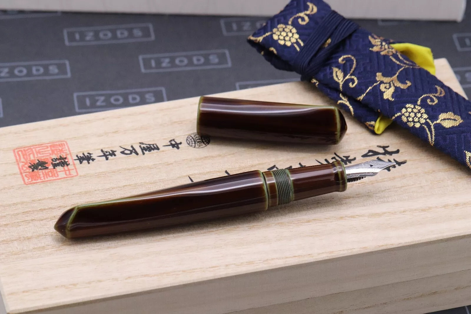 Nakaya Dorsal Fin 2 Heki-tamenuri Fountain Pen - UNUSED image 1