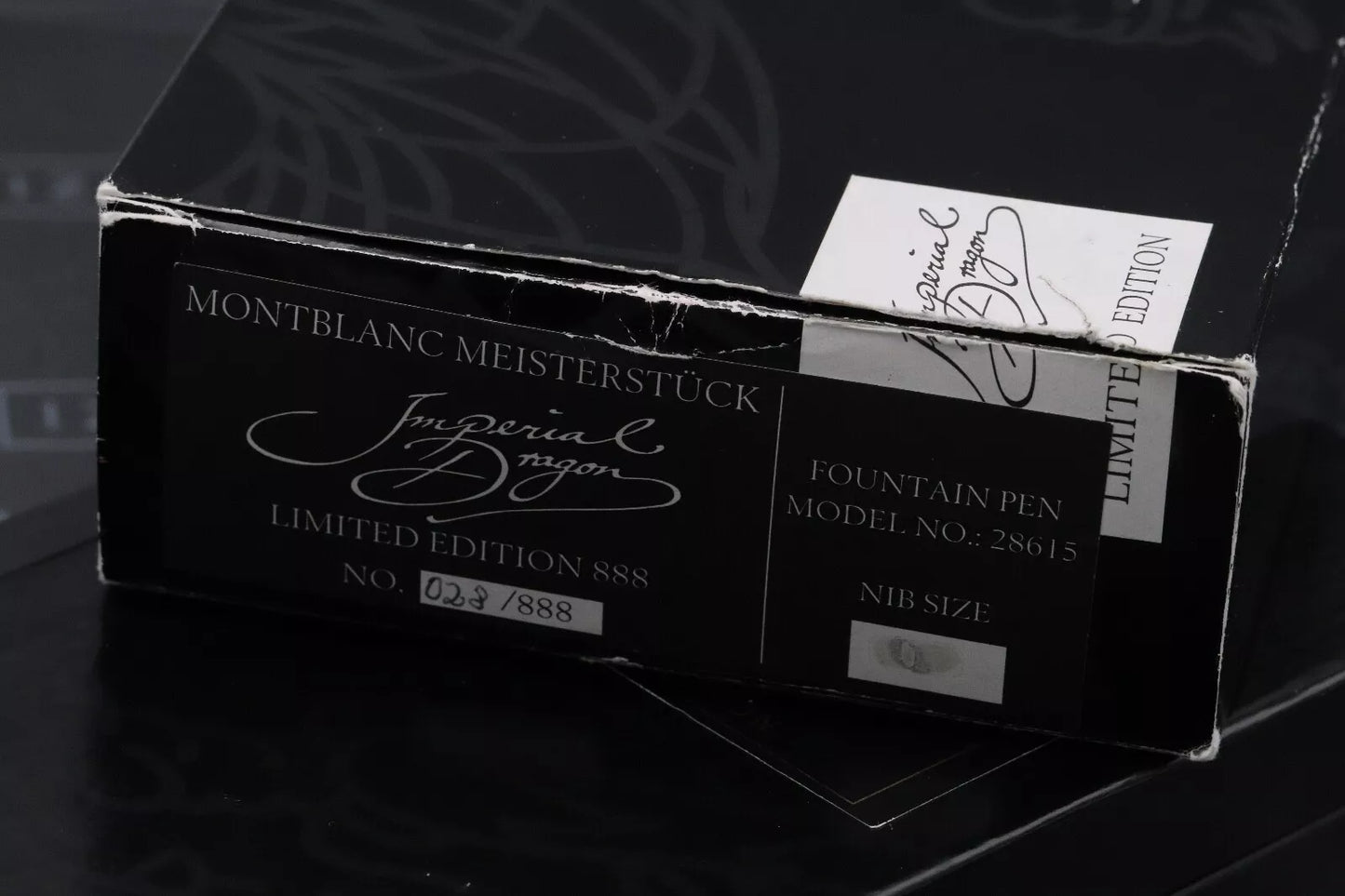 Montblanc Writers Edition Imperial Dragon Solid Gold 888 Fountain Pen - UNUSED image 11