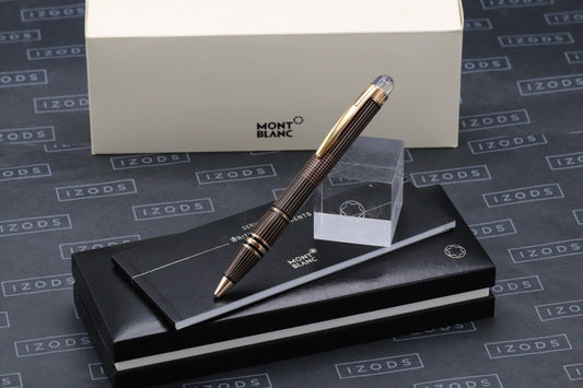 Montblanc Starwalker Red Gold Metal Ballpoint Pen image 0