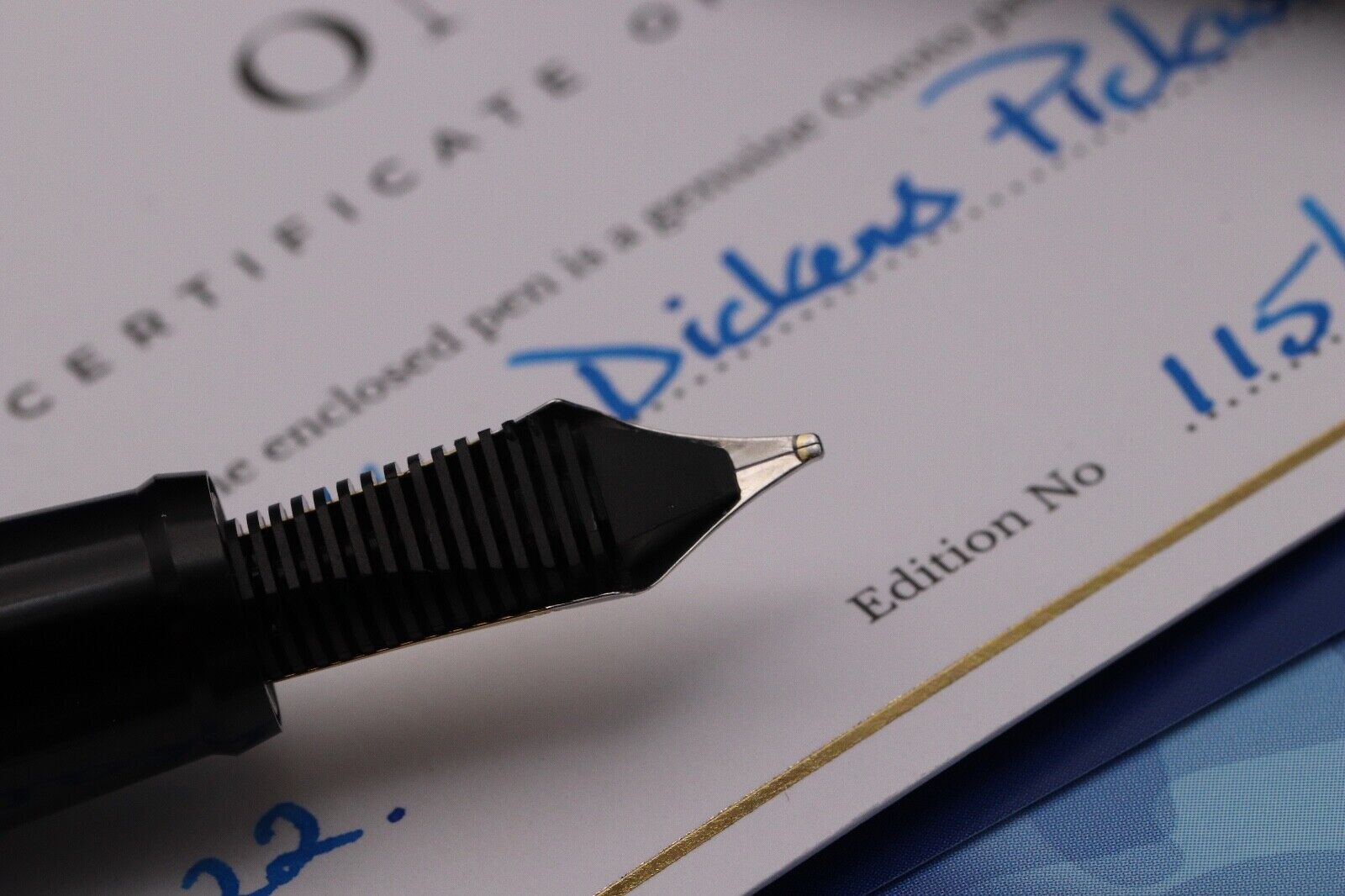 Onoto Magna Charles Dickens Pickwick Limited Edition Fountain Pen - Stub Sorowka image 3