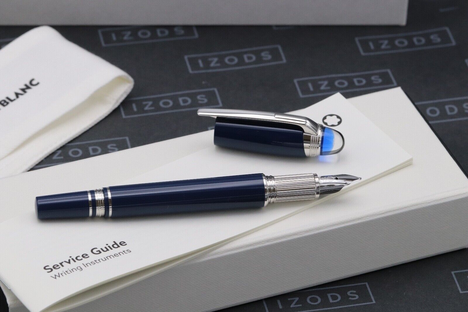Montblanc Starwalker Blue Planet Fountain Pen – UNUSED image 1