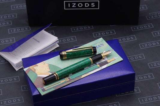 Waterman Man 100 Patrician Emerald Green Fountain Pen image 0
