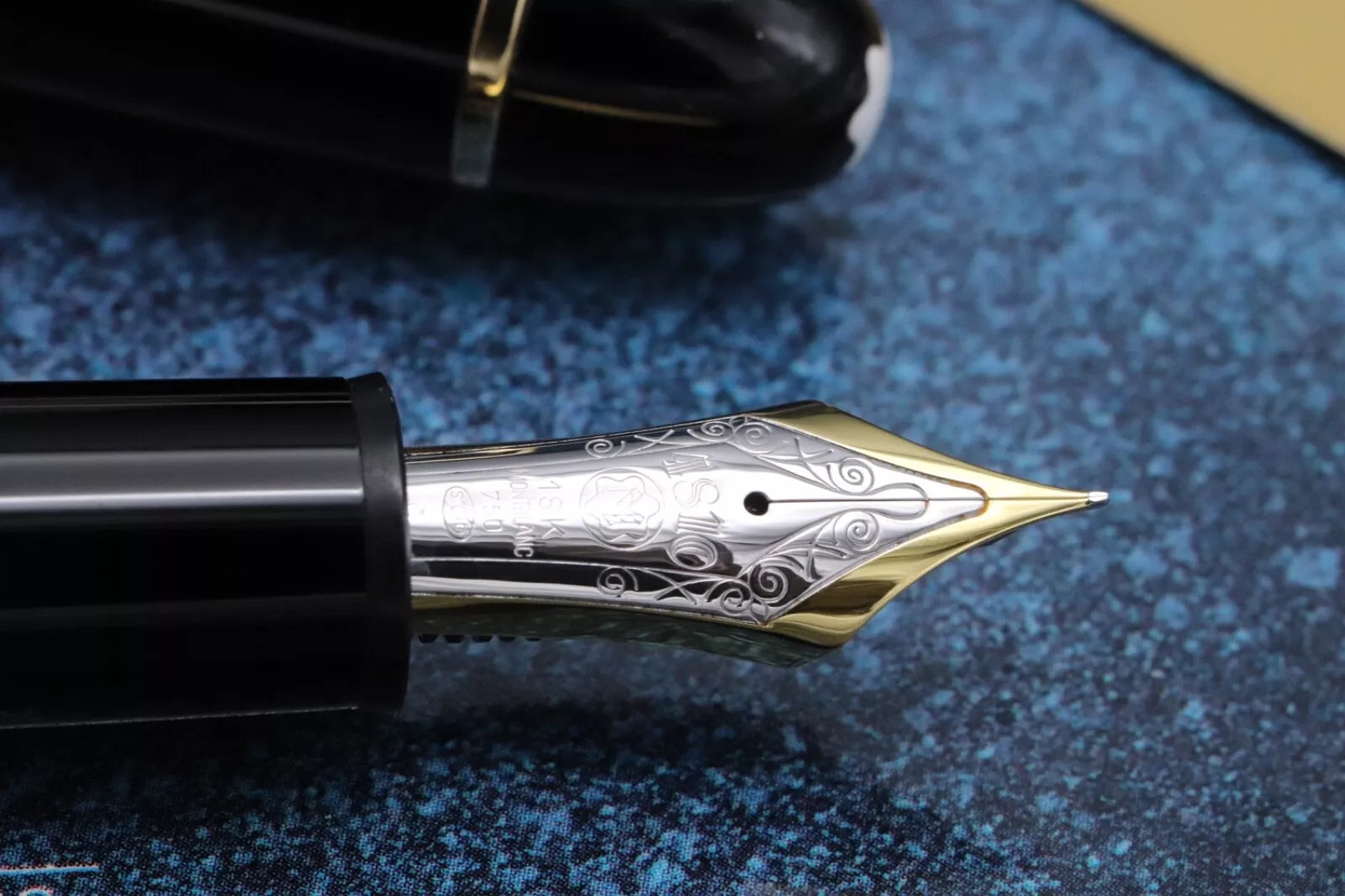 Montblanc Meisterstuck 149 Gold Coated Fountain Pen - 1991-92 - EF Nib image 2