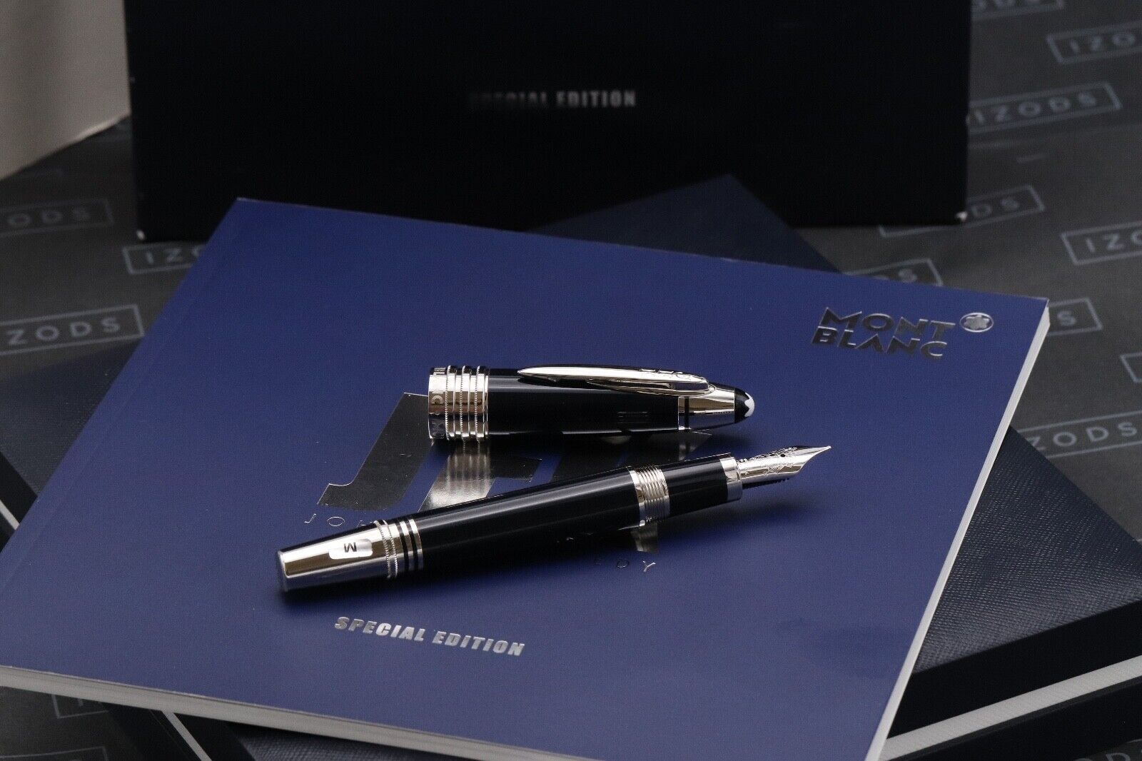 Montblanc Great Characters John F. Kennedy JFK Blue SE Fountain Pen - INKED ONCE image 0