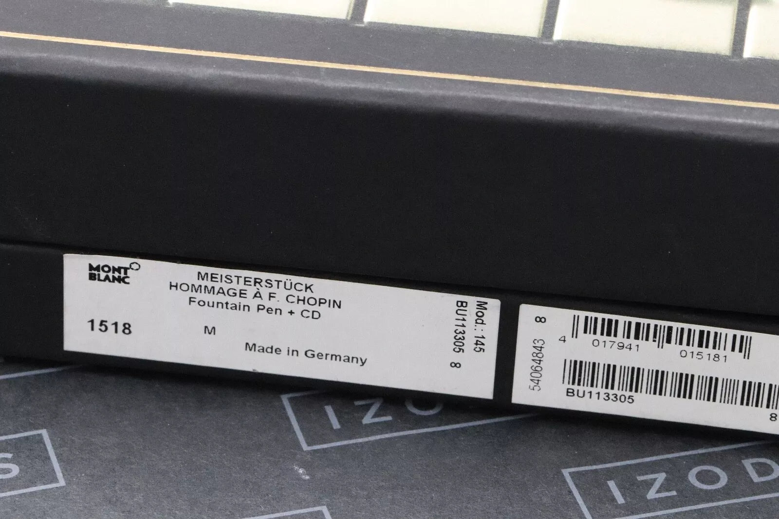 Montblanc Meisterstuck Chopin Classique Gold Coated Fountain Pen image 8