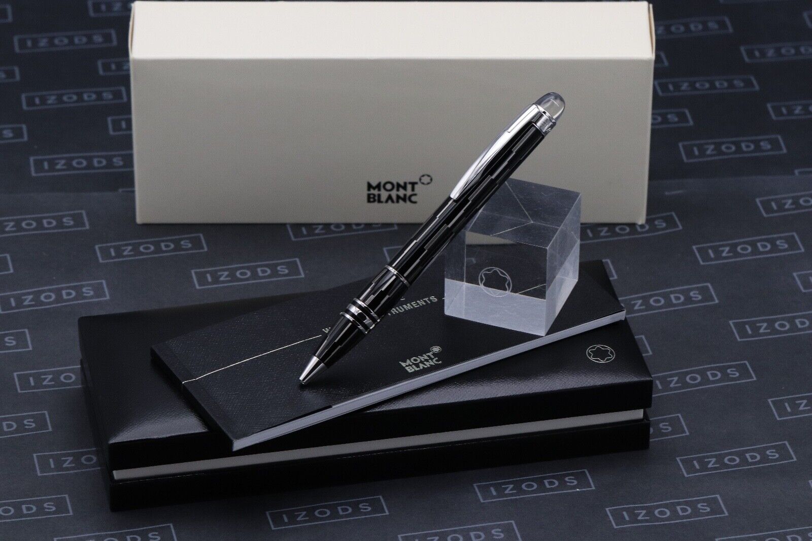 Montblanc Starwalker Black Mystery Ballpoint Pen image 0