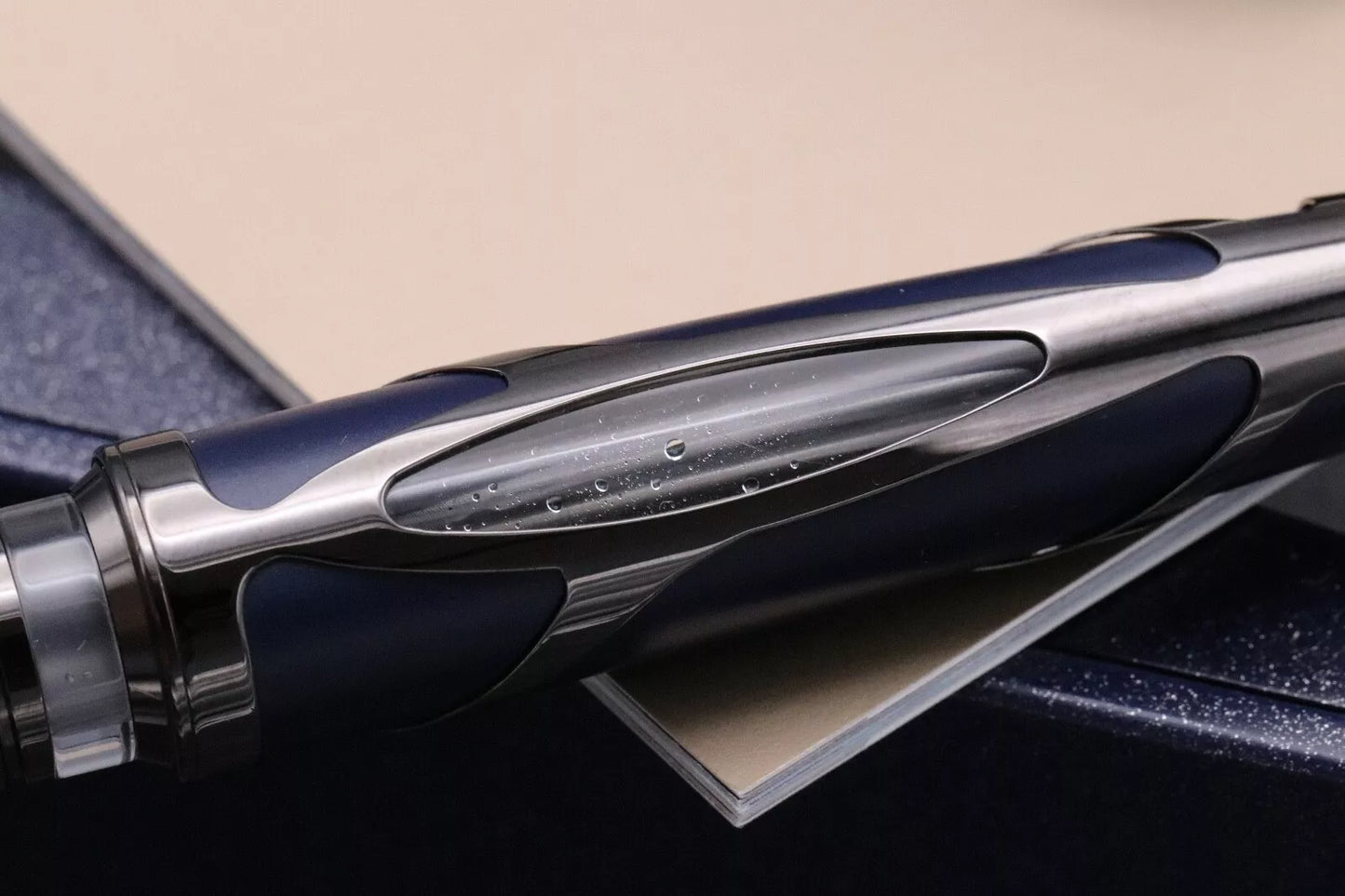 Visconti Torpedo Blue Emotion Ruthenium Limited Edition Fountain Pen image 6