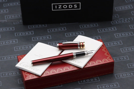 Cartier Trinity De Cartier Bordeaux Lacquer Fountain Pen image 0
