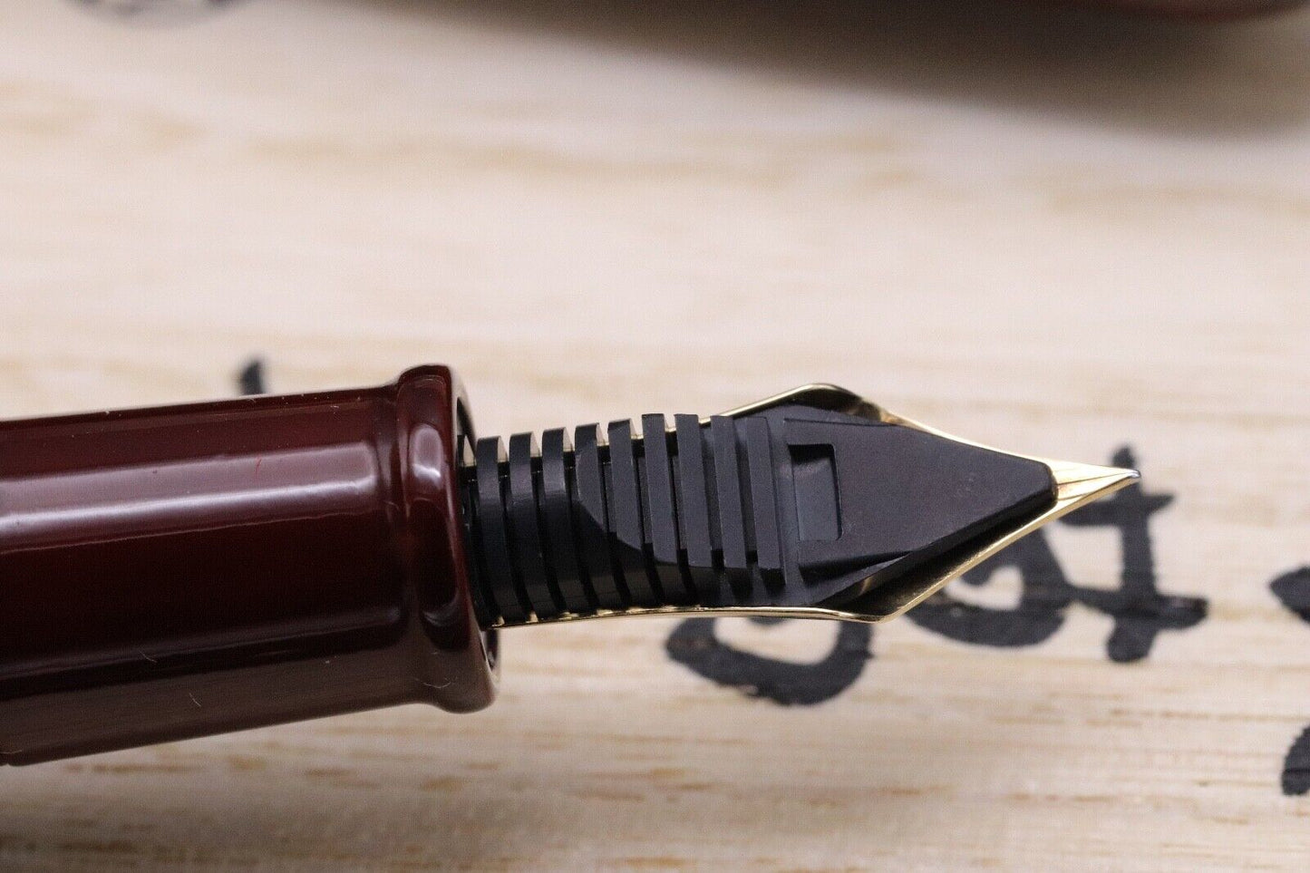 Nakaya Portable Writer Aka-Tamenuri Fountain Pen - UNUSED image 3