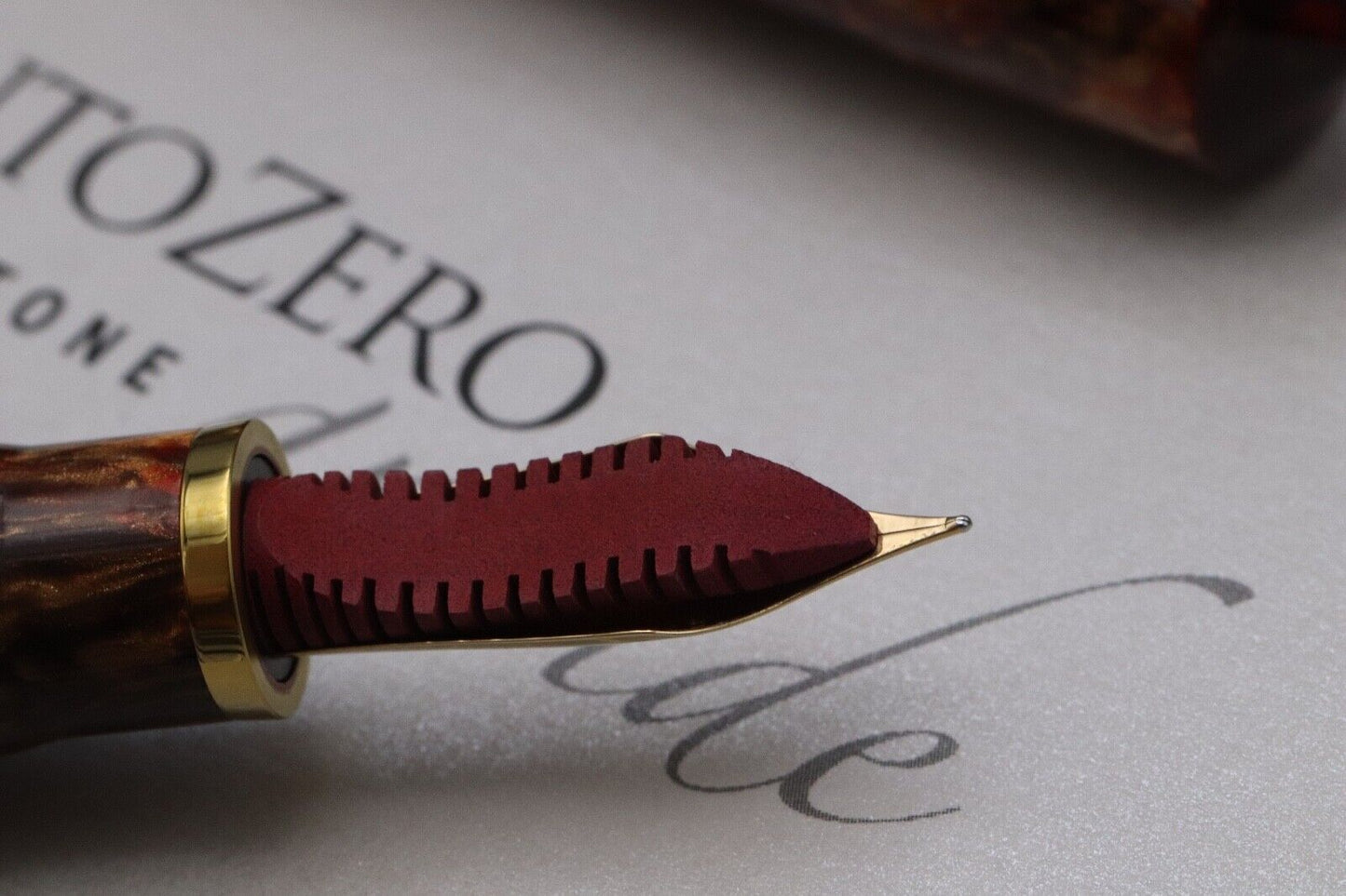 Leonardo Momento Zero Grande Golden Rule LE70 Fountain Pen image 3