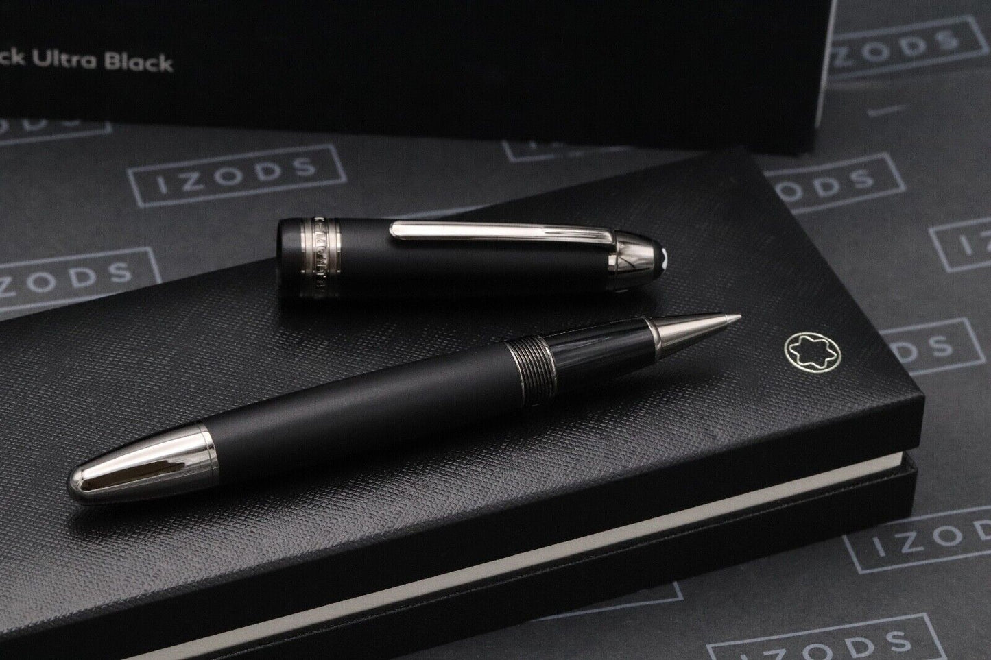 Montblanc Meisterstuck 162 LeGrand Ultra Black Rollerball / Fineliner Pen image 1