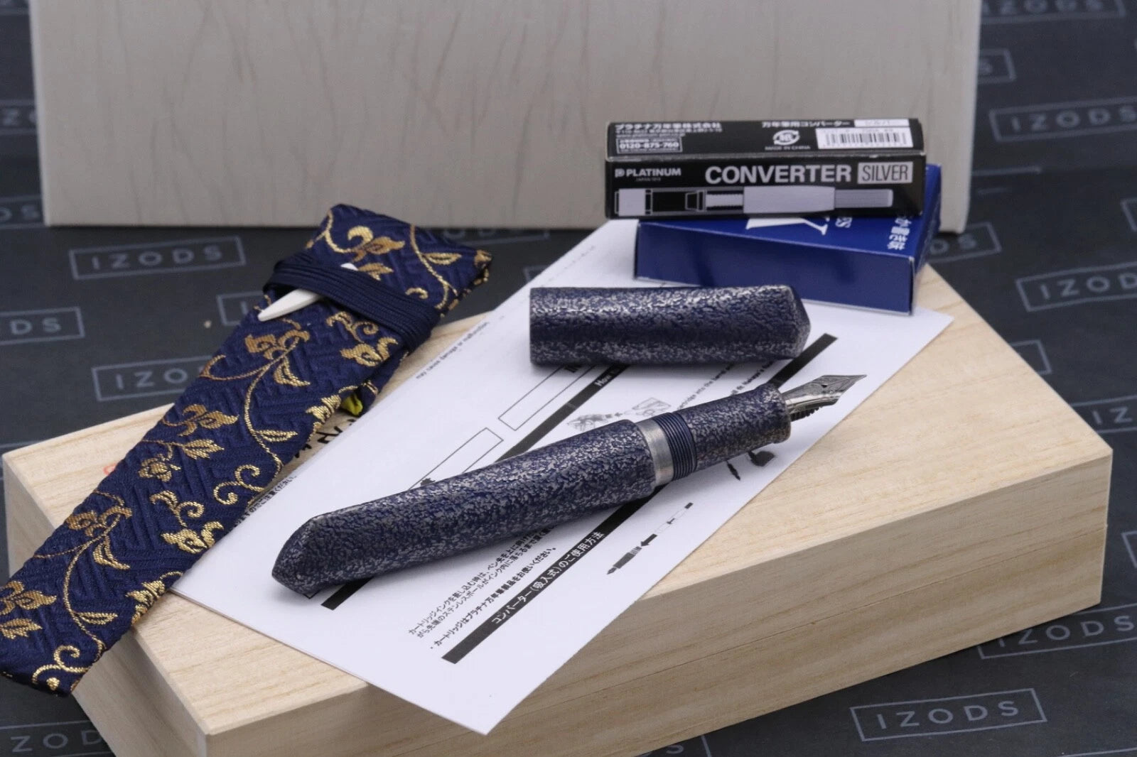 Nakaya Dorsal Fin 2 Suzu Ishime Fountain Pen - UNUSED - Fine Nib image 0