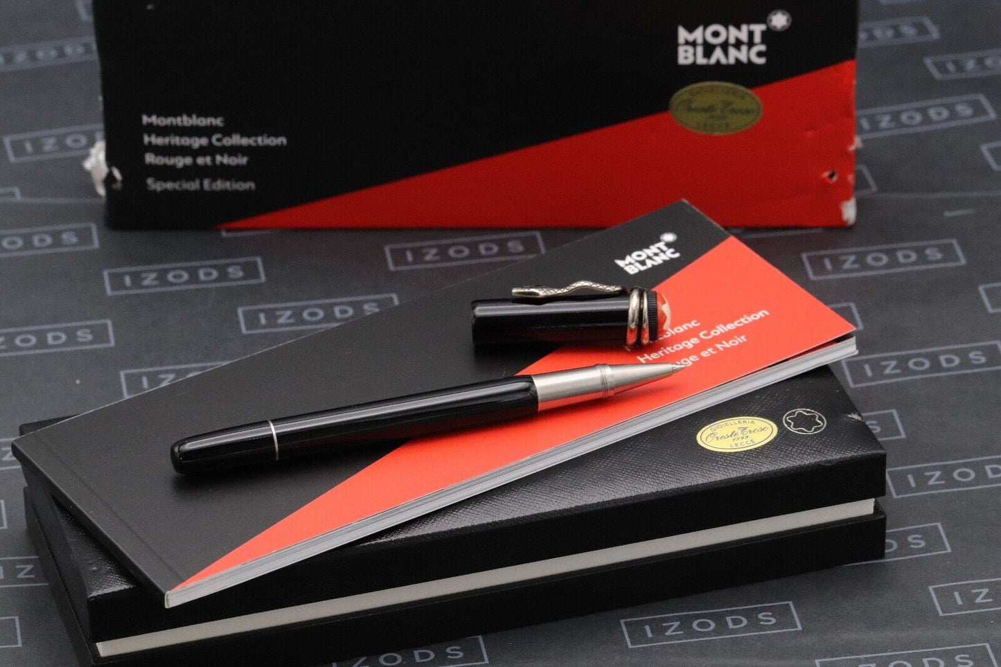 Montblanc Heritage Rouge et Noir Black SE Rollerball / Fineliner Pen image 0
