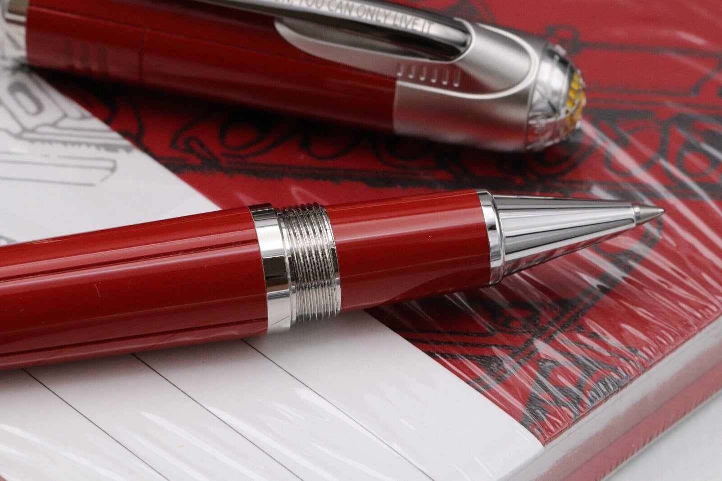 Montblanc Great Characters Enzo Ferrari SE Rollerball Pen and Notebook image 2