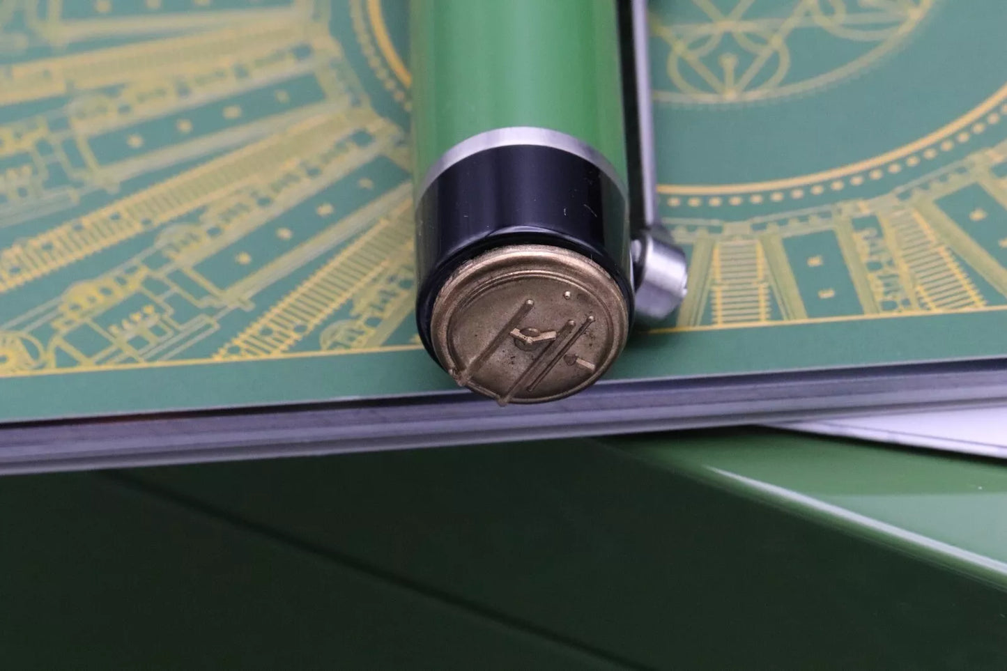 Onoto Flying Scotsman Apple Green LE100 Fountain Pen image 6