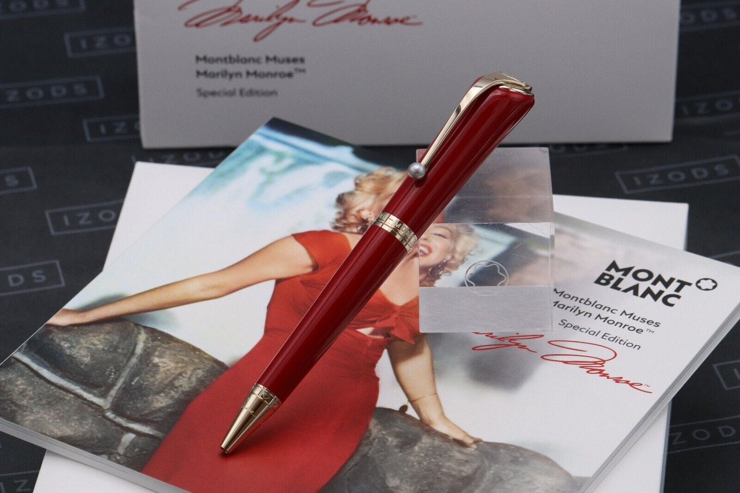 Montblanc Muses Marilyn Monroe Red Ballpoint Pen image 1