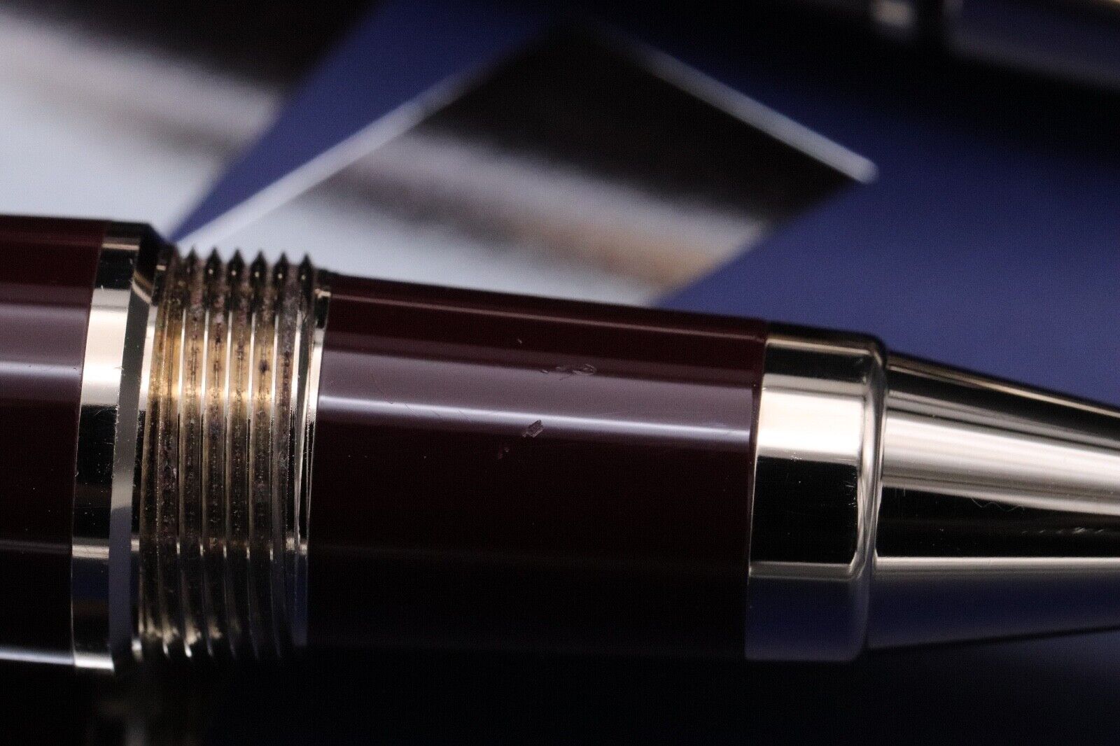 Montblanc Great Characters John F. Kennedy JFK Burgundy Rollerball Pen image 2