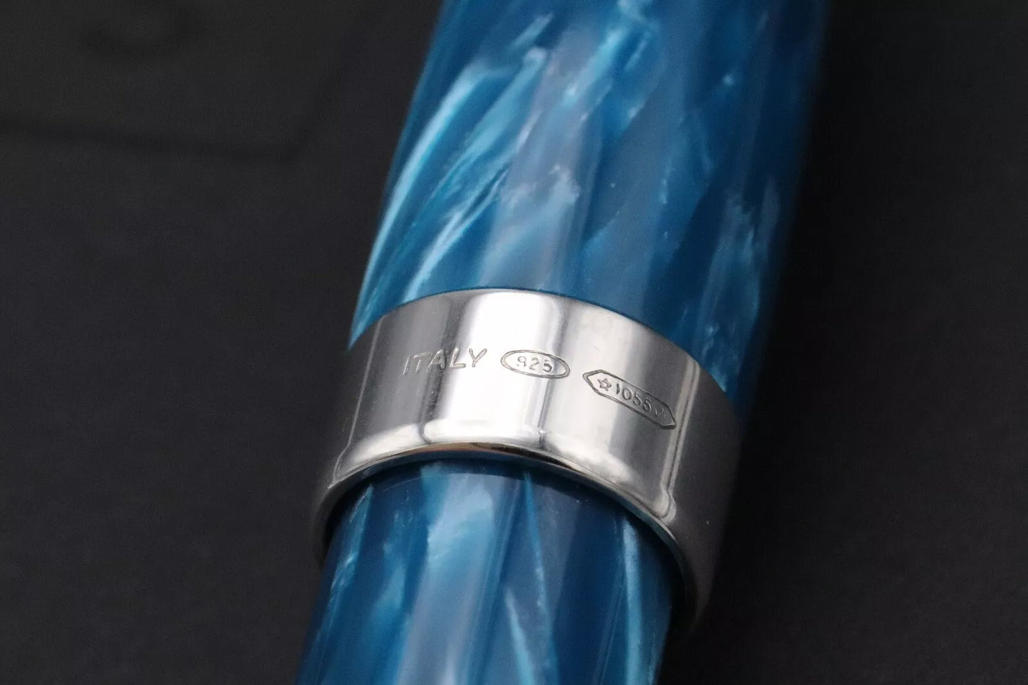 Montegrappa Classica Turquoise Celluloid Fountain Pen image 5