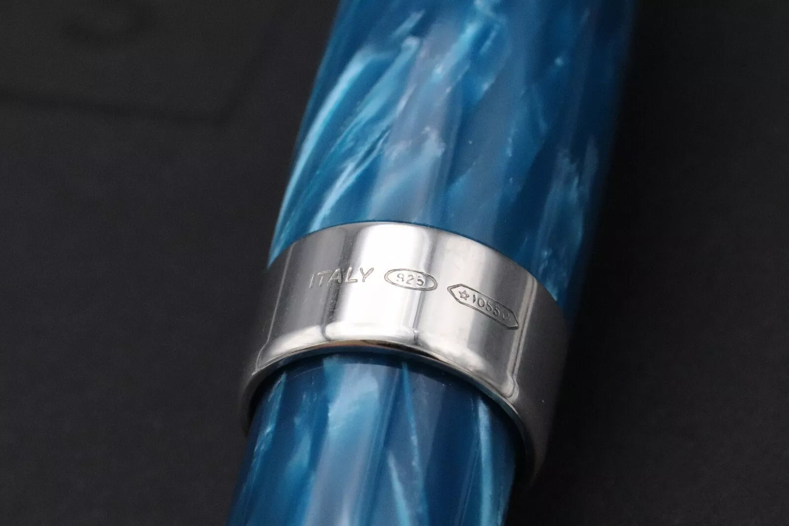 Montegrappa Classica Turquoise Celluloid Fountain Pen image 5