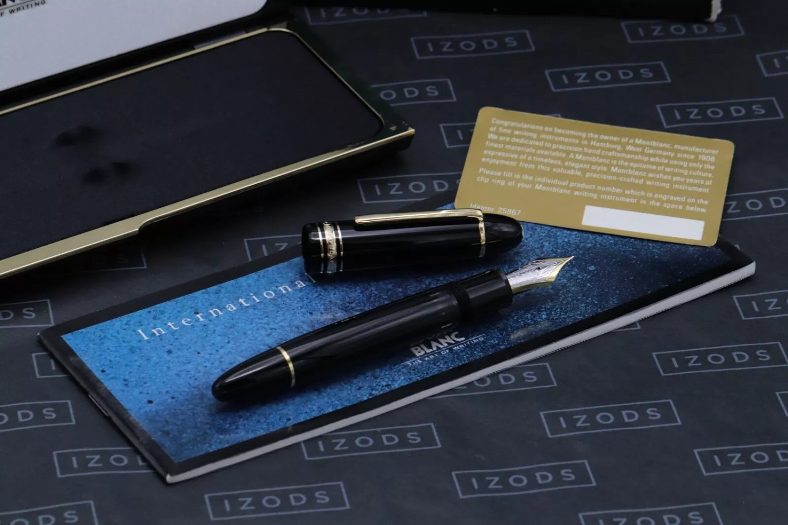 Montblanc Meisterstuck 149 Gold Coated Fountain Pen - 1991-92 - EF Nib image 0