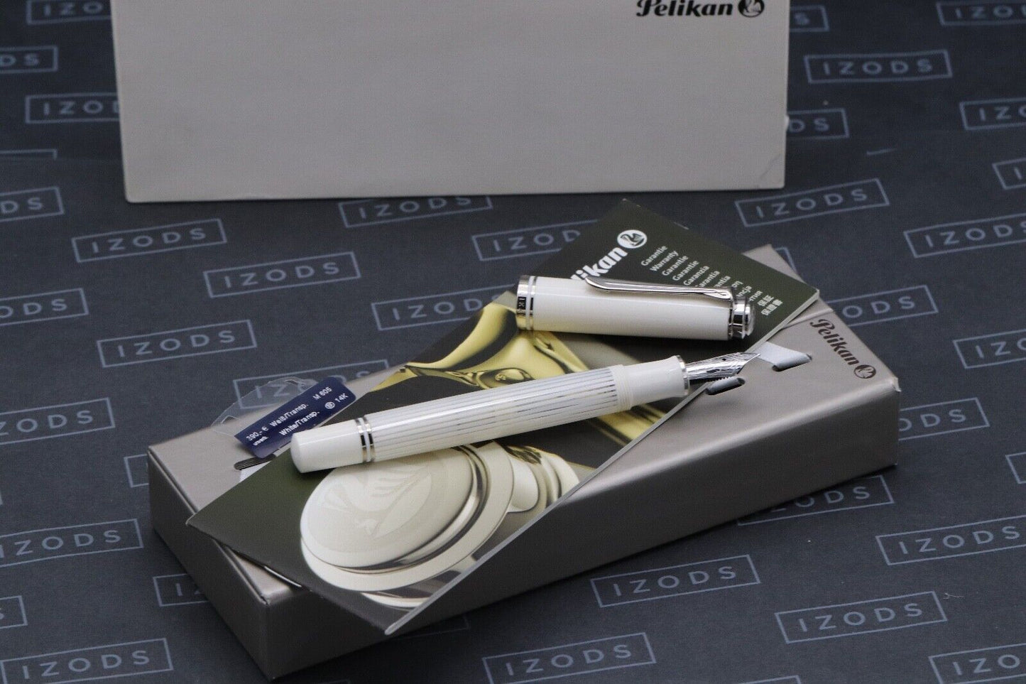 Pelikan Souveran M605 White Transparent Fountain Pen - EF NIB - UNUSED image 0