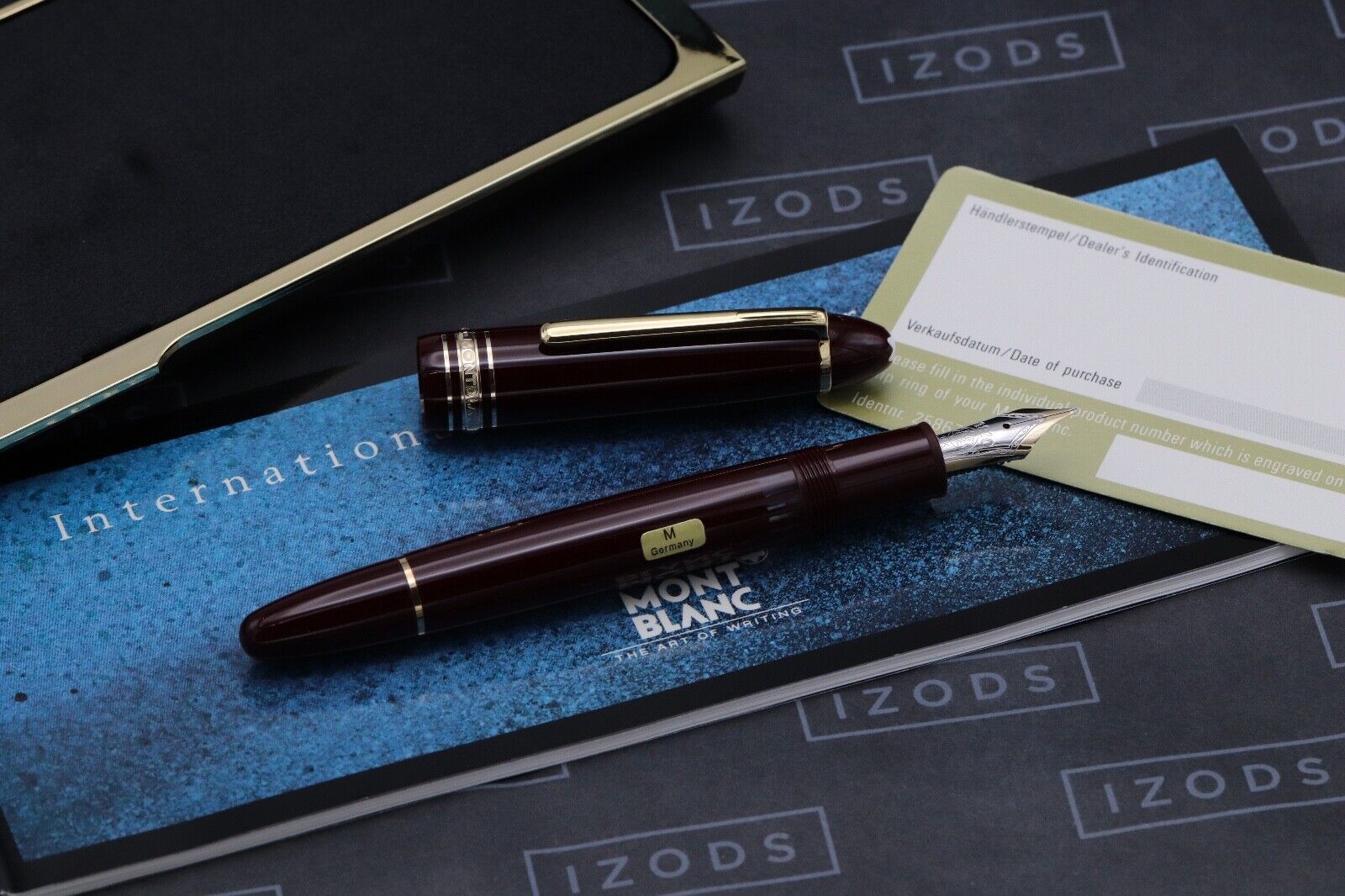 Montblanc Meisterstuck 146 LeGrand Bordeaux Fountain Pen - UNUSED - 1991-92 image 1