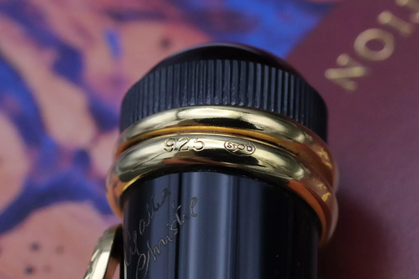 Montblanc Writers Edition Agatha Christie Vermeil Fountain Pen - DIPPED image 6