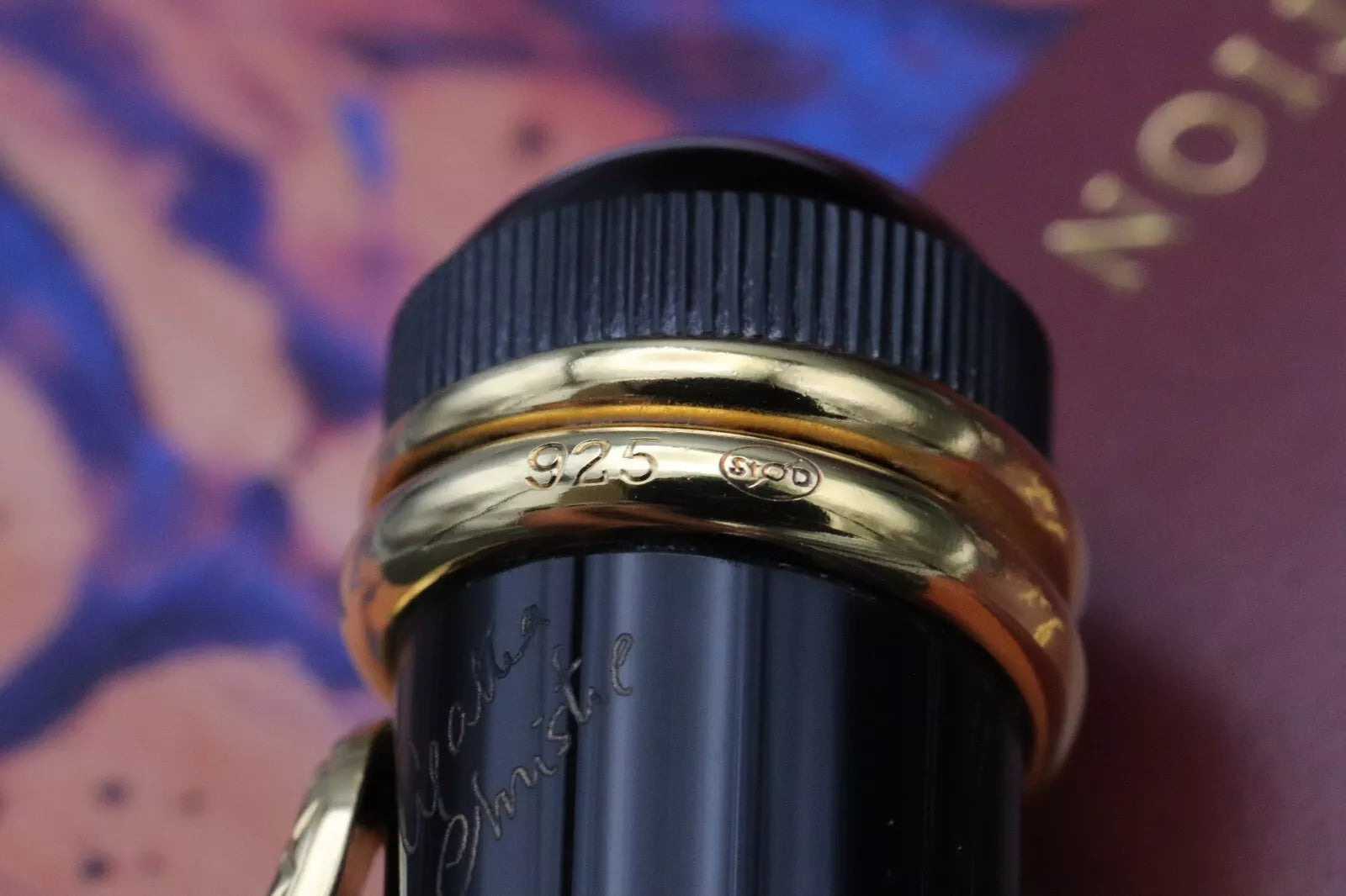 Montblanc Writers Edition Agatha Christie Vermeil Fountain Pen - DIPPED image 6