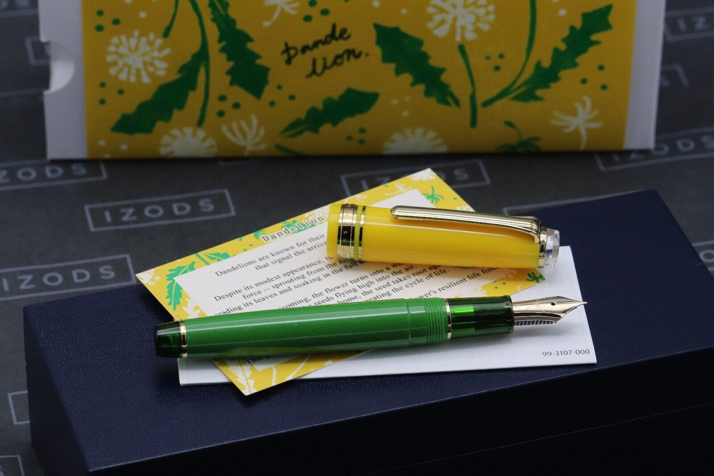 Sailor x Bungubox Pro Gear Slim Dandelion Limited Edition Fountain Pen image 1