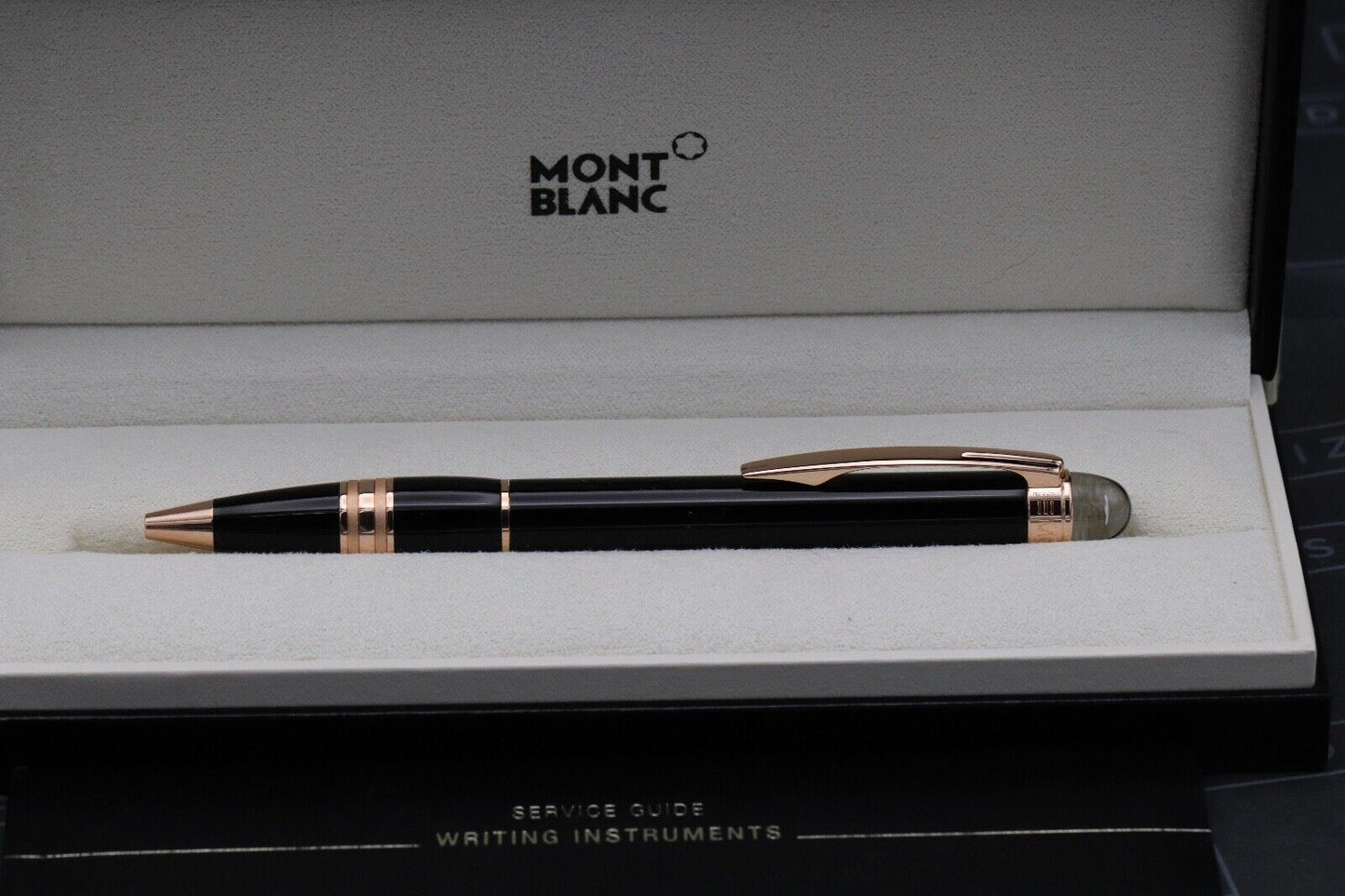 Montblanc Starwalker Red Gold Resin Ballpoint Pen - UNUSED image 3