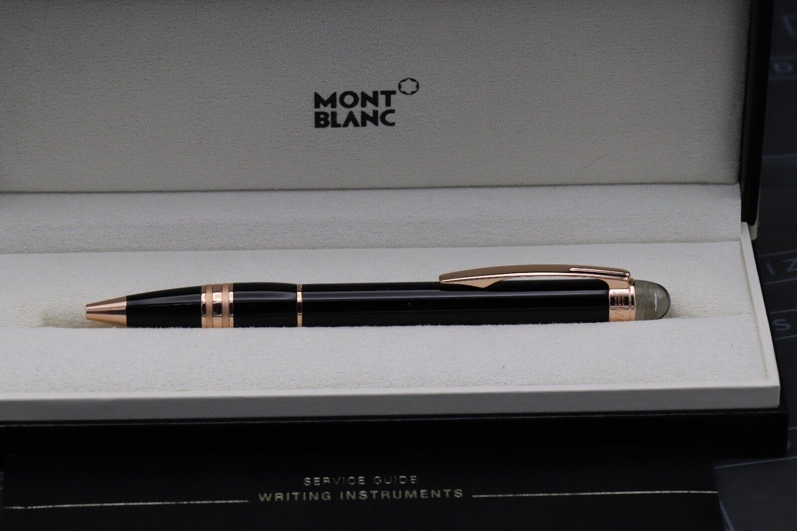 Montblanc Starwalker Red Gold Resin Ballpoint Pen - UNUSED image 3